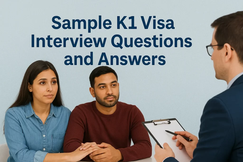 Sample K1 Visa Interview Questions and Answers