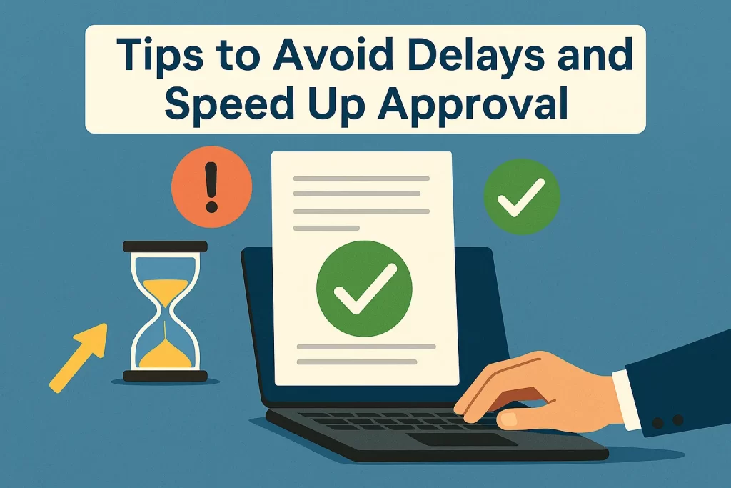 Tips to Avoid Delays and Speed Up Approval Tips to Avoid Delays and Speed Up Approval