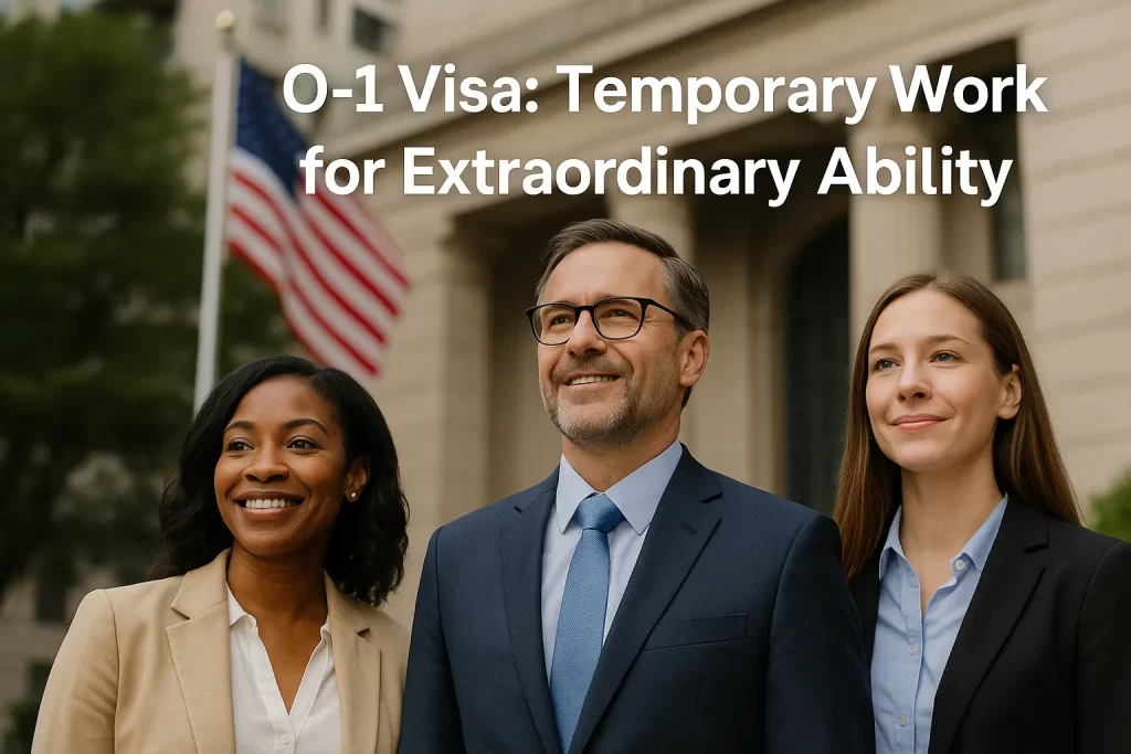 O 1 Visa Temporary Work for Extraordinary Ability