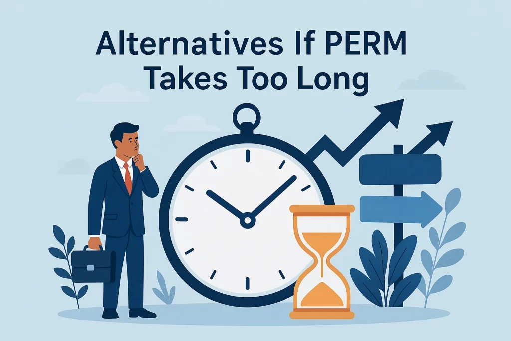 Alternatives If PERM Takes Too Long (1) Alternatives If PERM Takes Too Long (1)