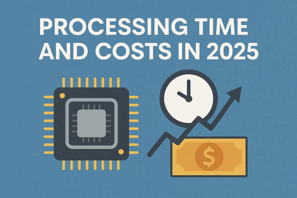 Processing Time and Costs in 2025