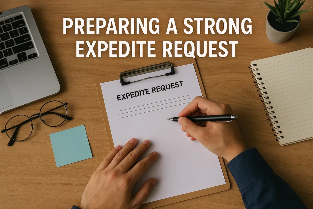 Preparing a Strong Expedite Request Preparing a Strong Expedite Request
