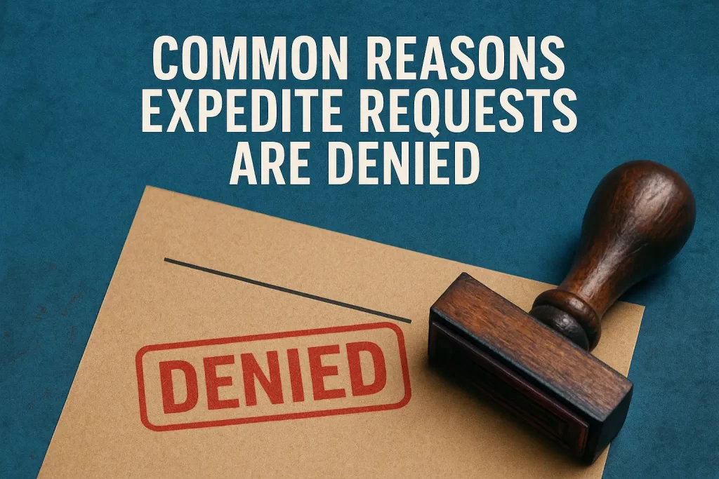 Common Reasons Expedite Requests Are Denied Common Reasons Expedite Requests Are Denied