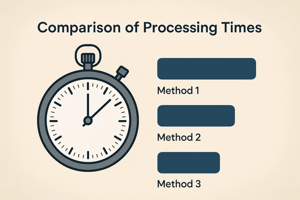 Comparison of Processing Times