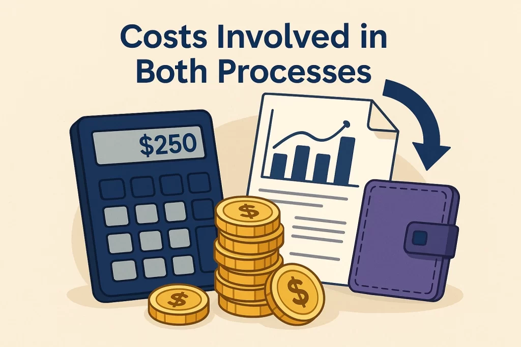 Costs Involved in Both Processes