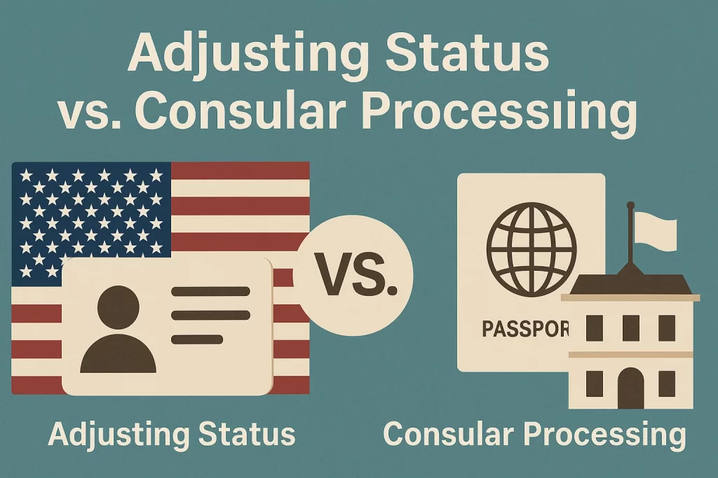 Adjusting Status vs Consular Processing Adjusting Status vs Consular Processing