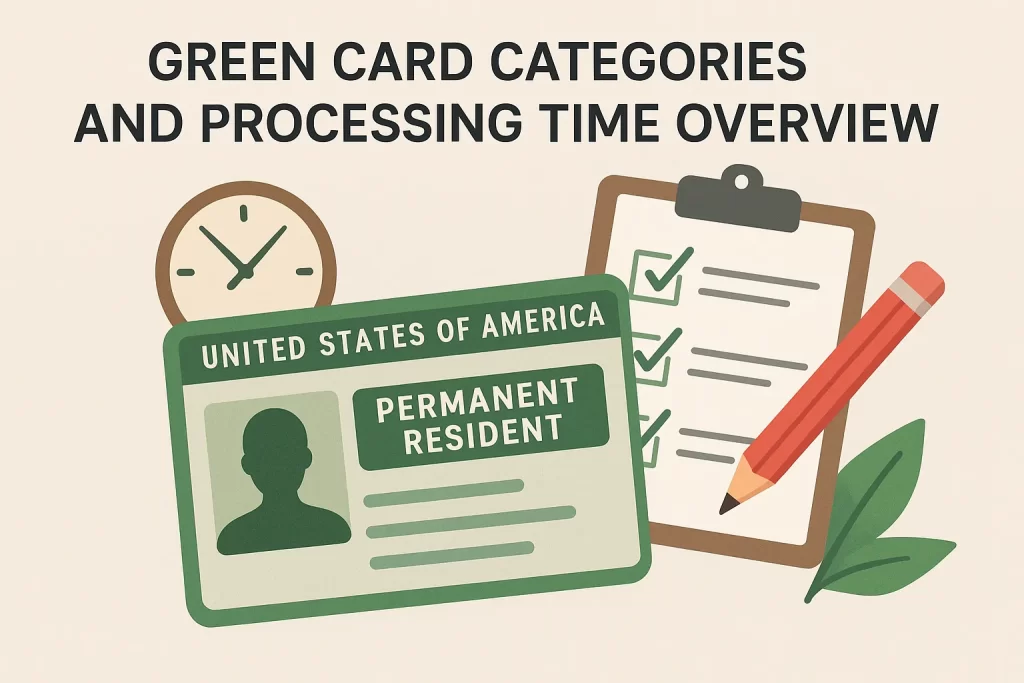 Green Card Categories and Processing Time Overview