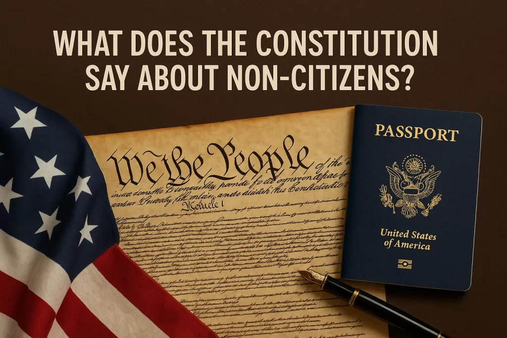 What Does the Constitution Say About Non Citizens What Does the Constitution Say About Non Citizens