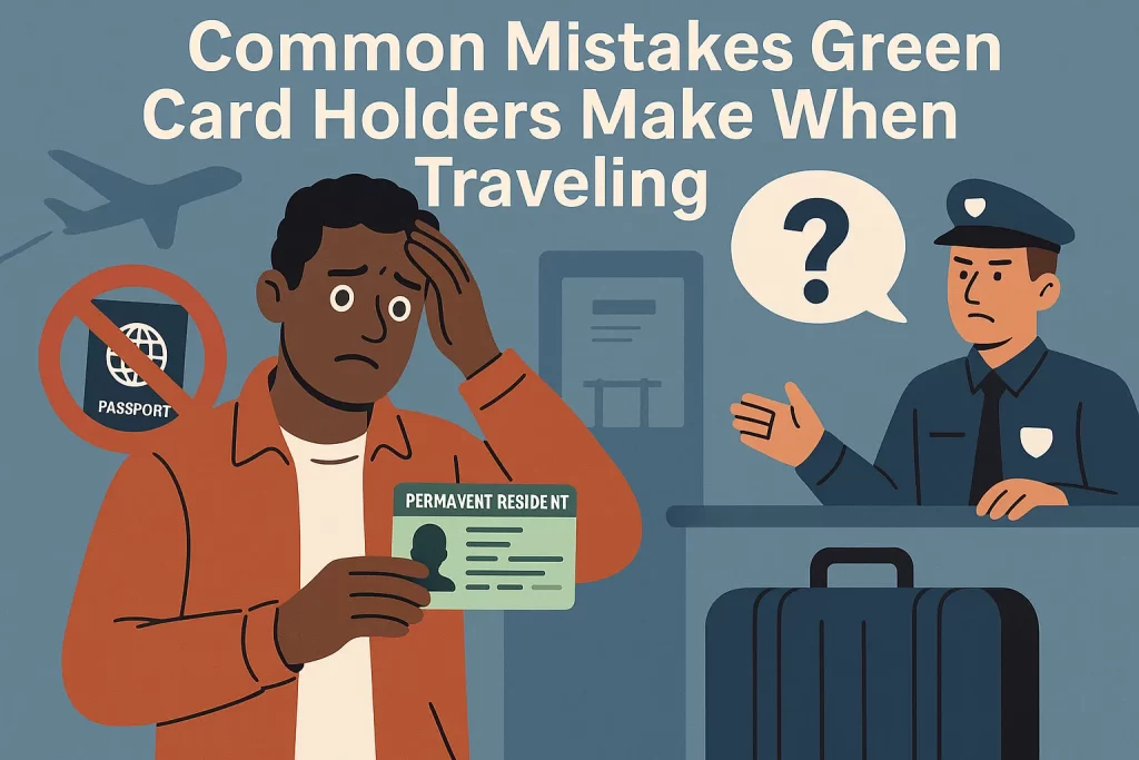 Common Mistakes Green Card Holders Make When Traveling