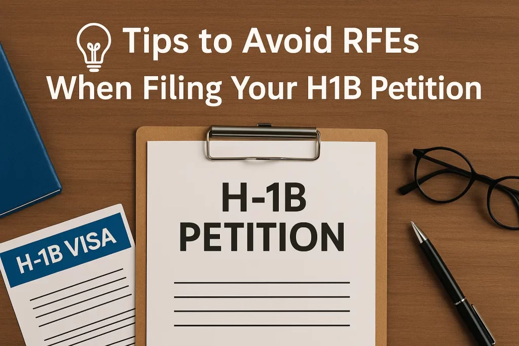 Tips to Avoid RFEs When Filing Your H1B Petition