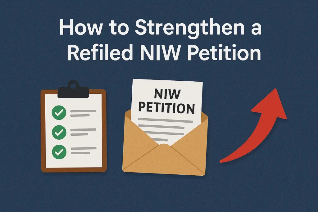 How to Strengthen a Refiled NIW Petition How to Strengthen a Refiled NIW Petition