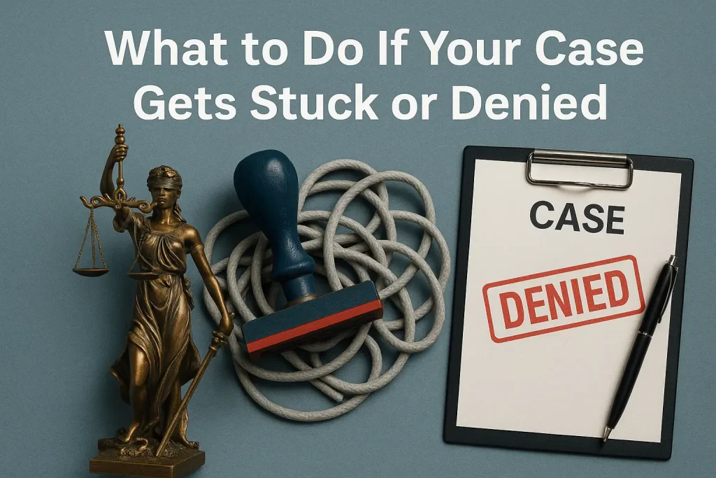 What to Do If Your Case Gets Stuck or Denied What to Do If Your Case Gets Stuck or Denied