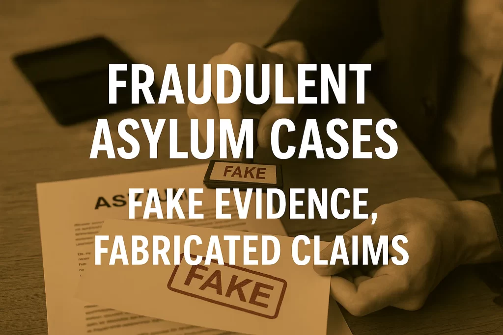 Fraudulent asylum