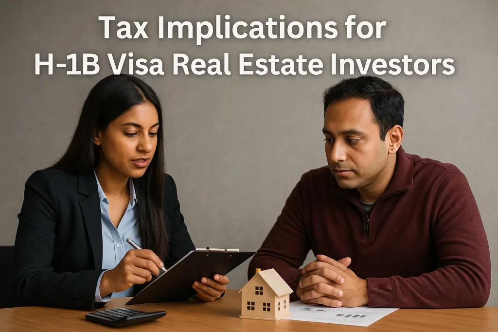 Tax Implications for H 1B Visa Real Estate Investors
