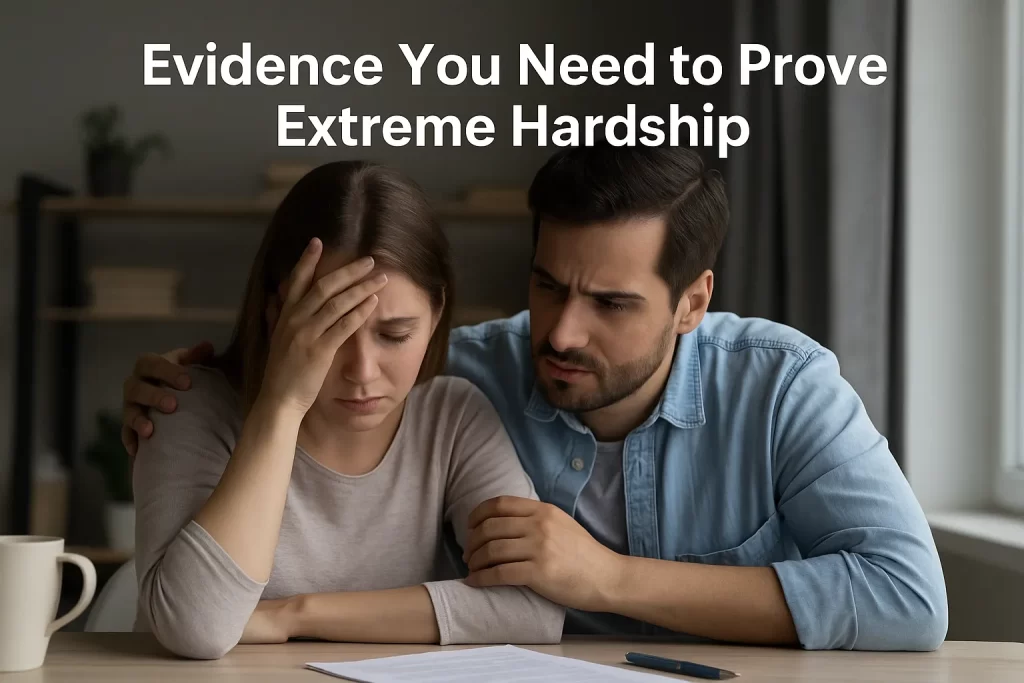 evidence extreme hardship