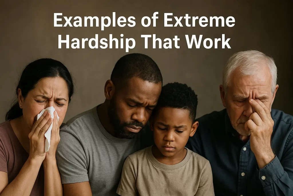 examples extreme hardship final