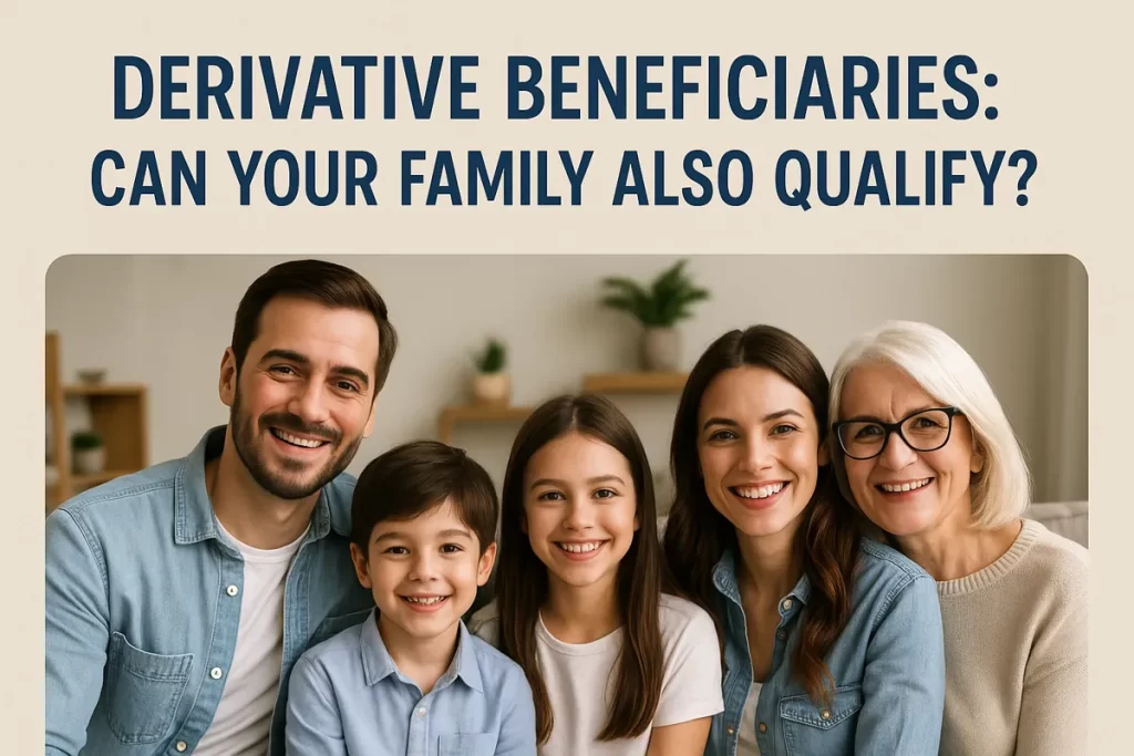 Derivative Beneficiaries Can Your Family Also Qualify Derivative Beneficiaries Can Your Family Also Qualify