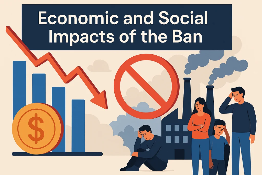 Economic and Social Impacts of the Ban