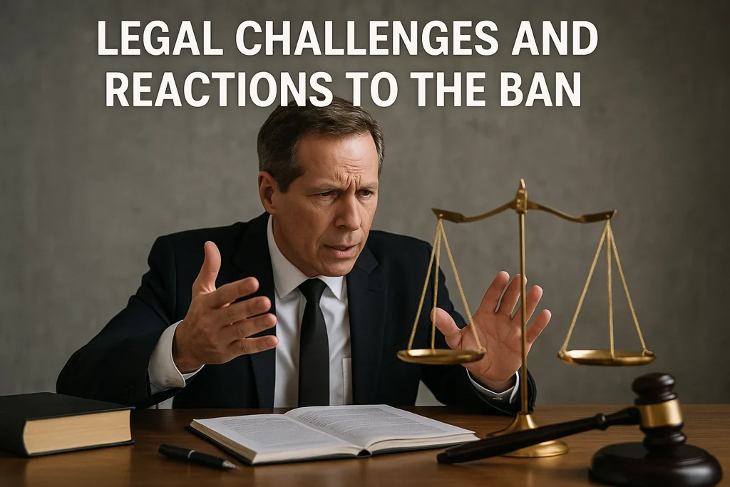 Legal Challenges and Reactions to the Ban