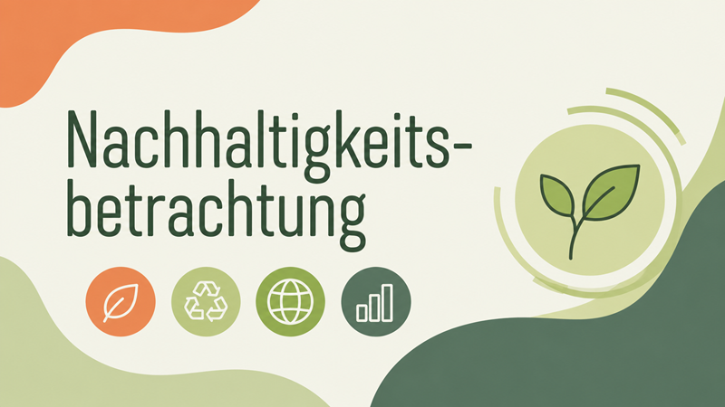 Das Fachforum „Nachhaltigkeitsbetrachtung“ geht in die nächste Runde!