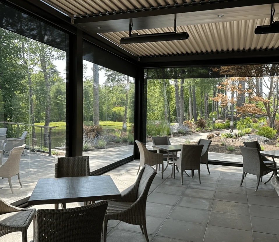 Motorized Screen Retractable Screens Outdoor Shade