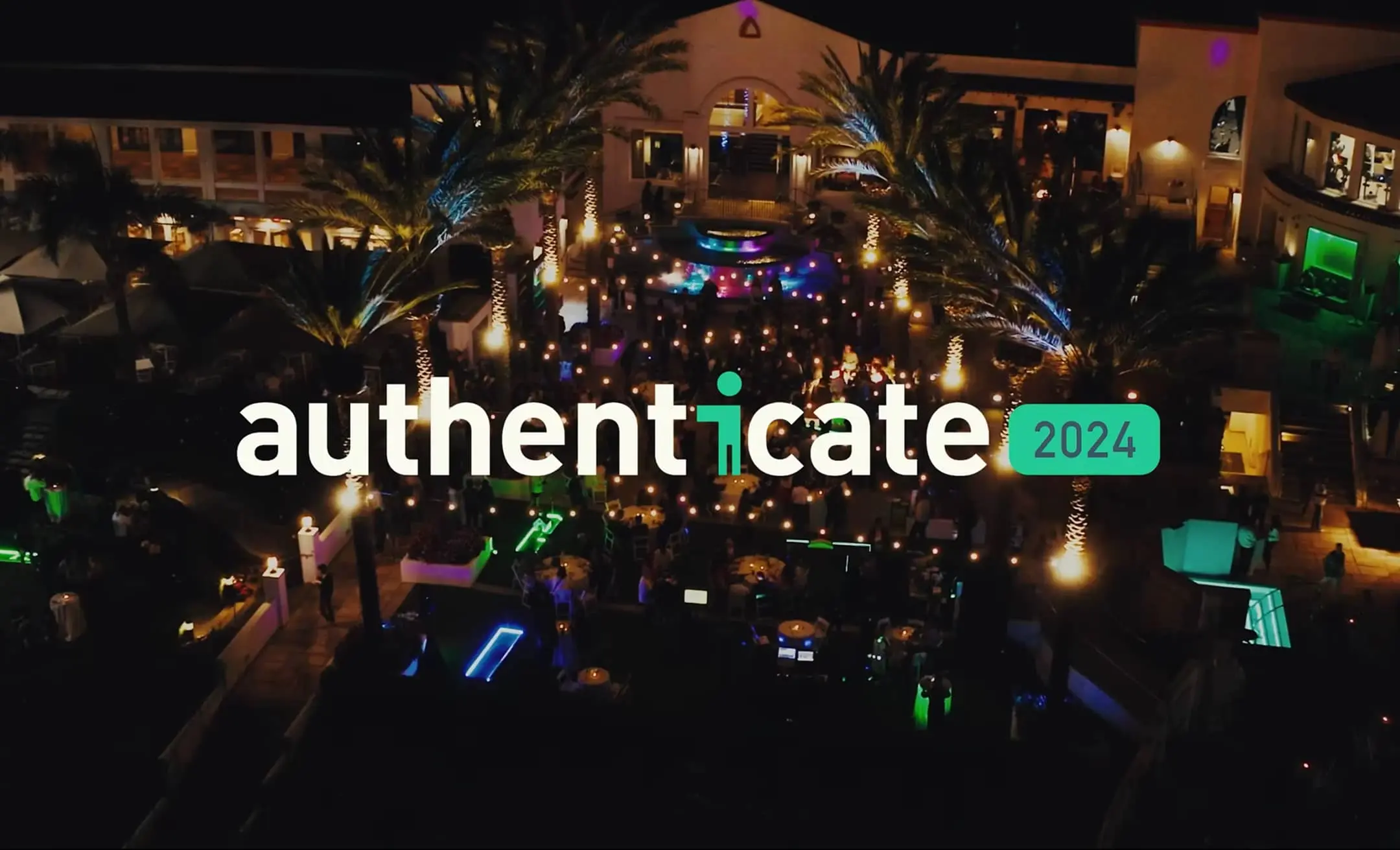 Authenticate Conference stage production