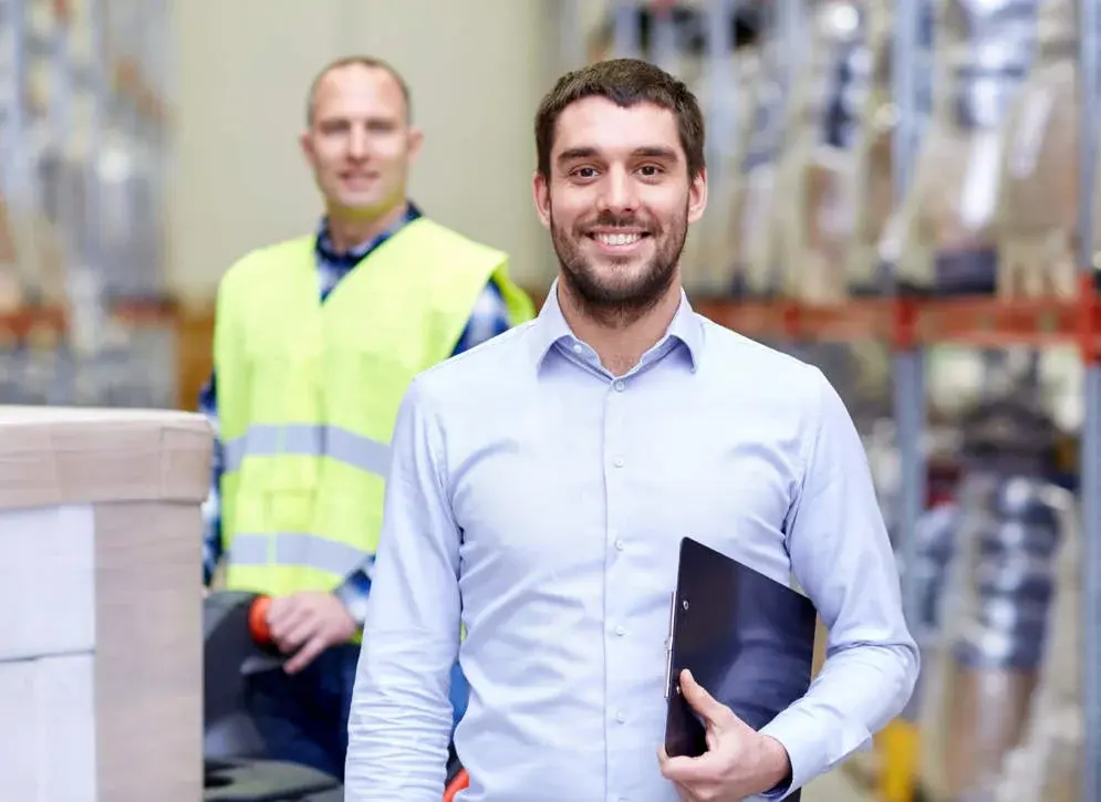 image of a customer signing for a delivery
