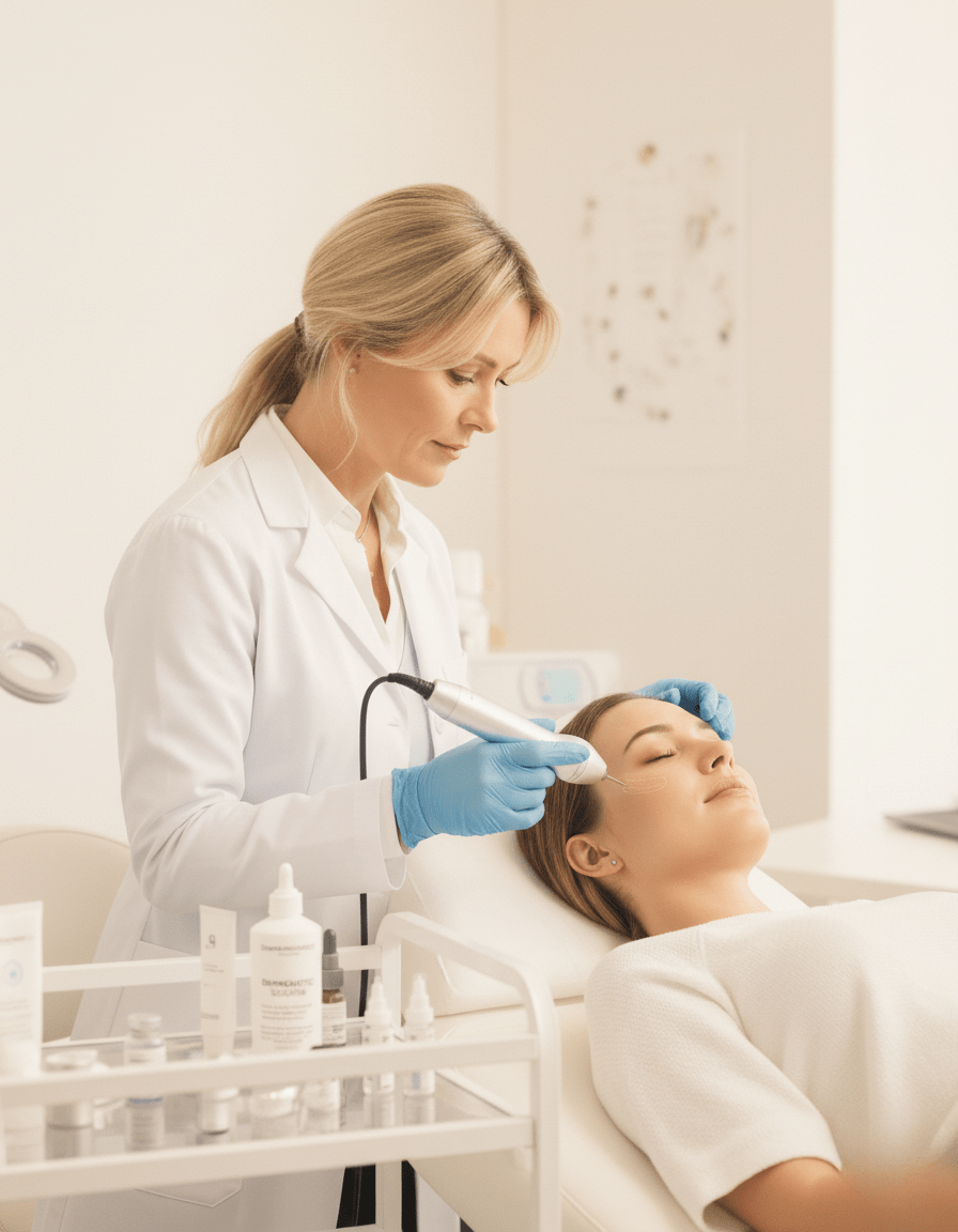 blonde-frau-behandlung-microneedling