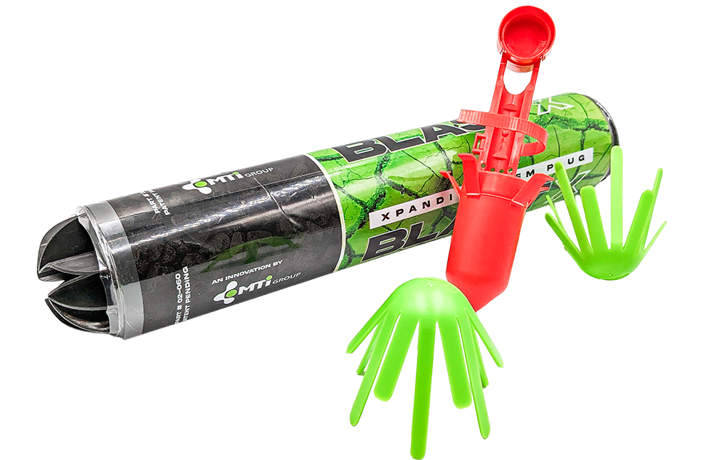 Collection of MTi products, Blast X, Mitiplug and the Enaplug