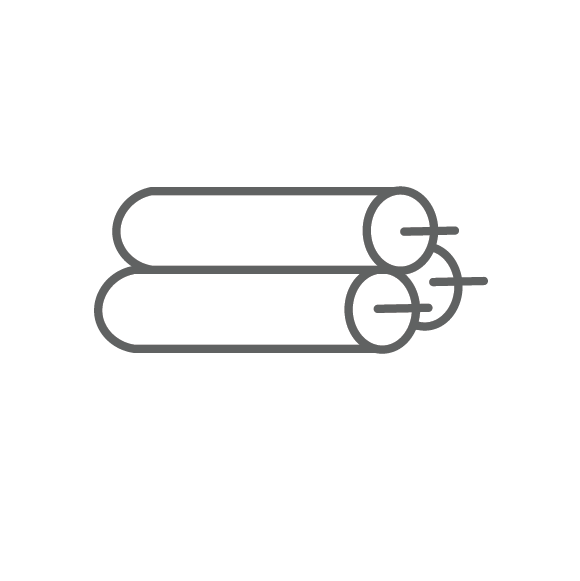 line drawing of explosives