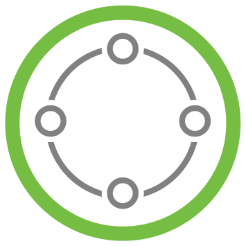 icon representing  a holistic approach