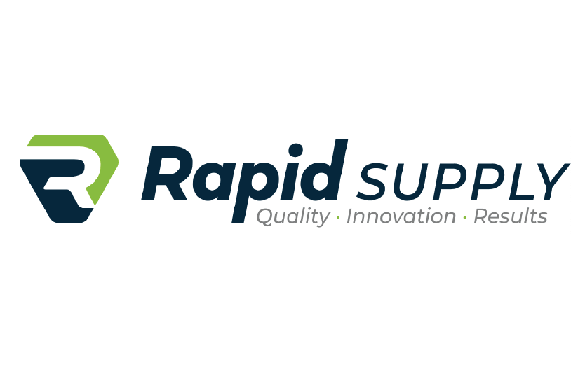 Rapid Supply company logo with slogan Quality, Innovation, Results.