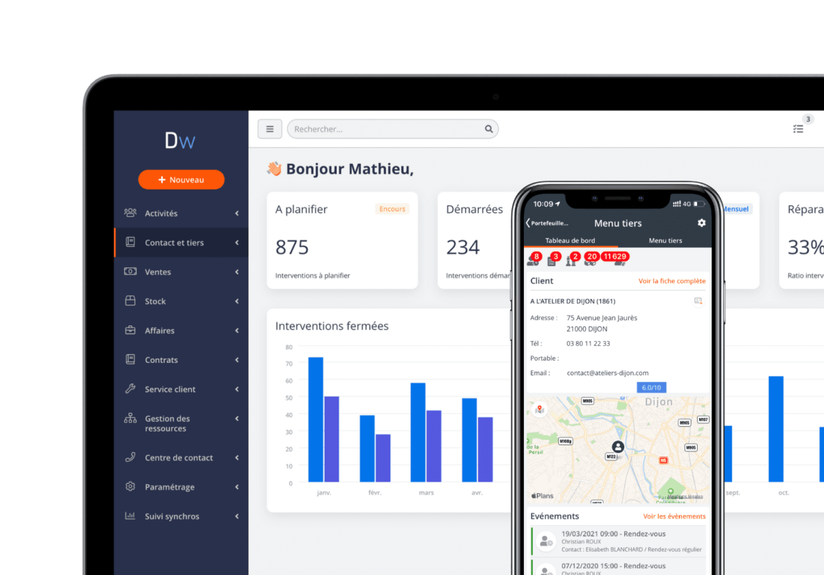 Meilleur Logiciel Français pour la Gestion des Interventions