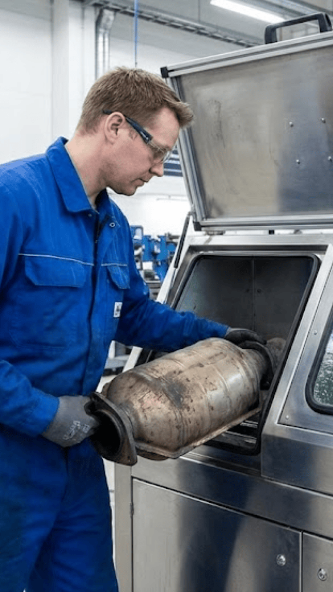 image of quality control check in a manufacturing plant
