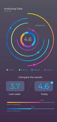 Mobile screen showing a kitchen with a virtual tour badge