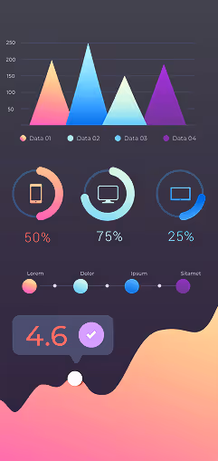 Aalto mobile app UI of home front door, confetti and the word Congratulations at the top and the home name below with the label of sold