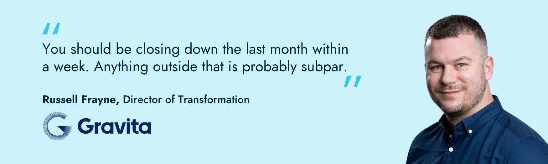Russell Frayne Director of Transformation Gravita