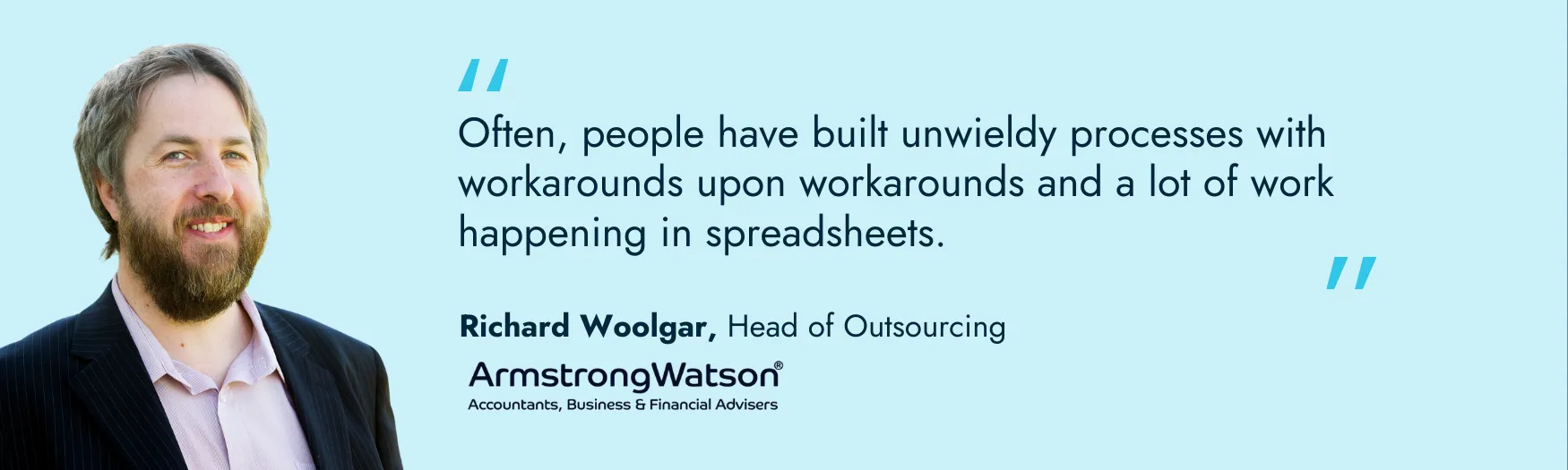 Richard Woolgar Head of Outsourcing Armstrong Watson