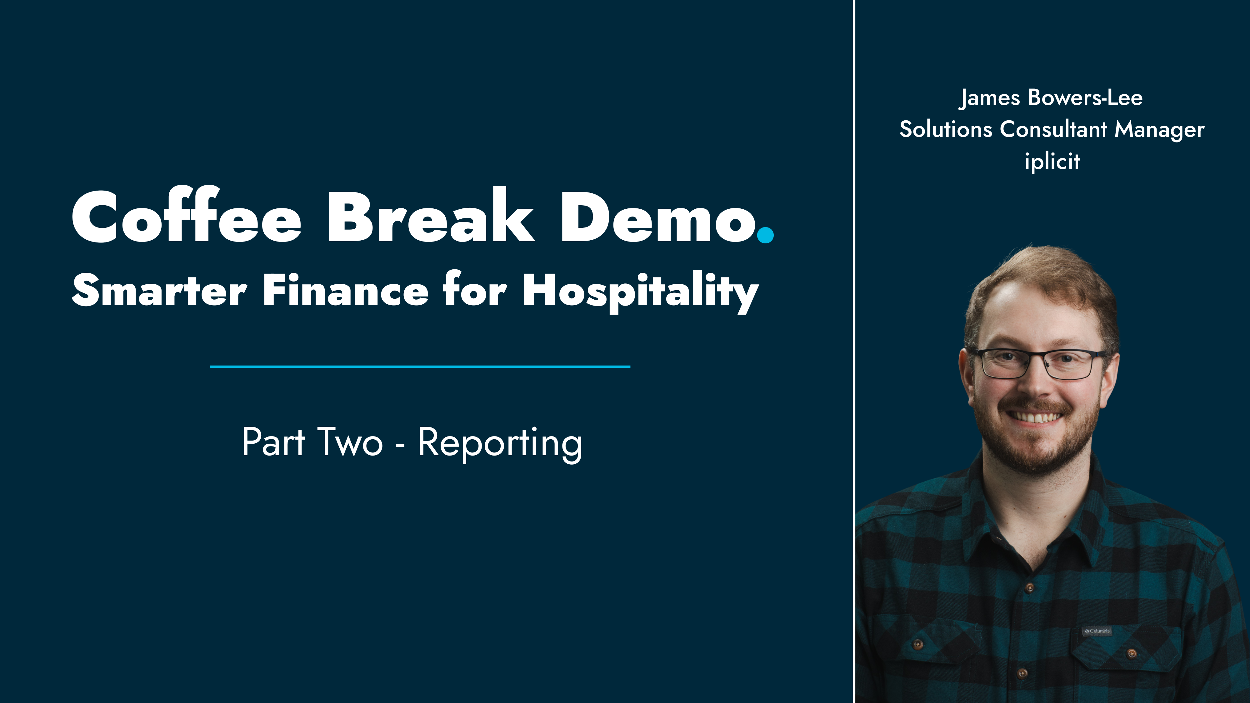 Coffee Break Demo for Hospitality: Part 2
