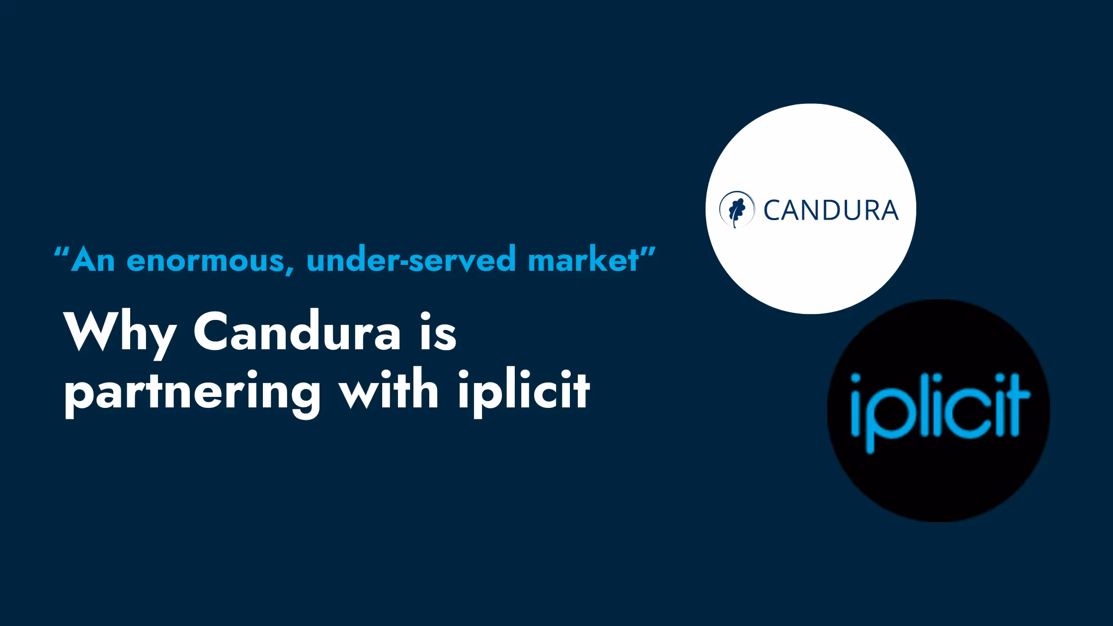 Candura partners with iplicit