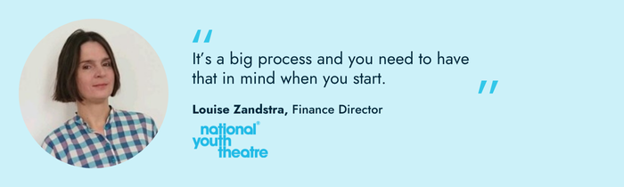 Louise Zandstra, Finance Director, National Youth Theatre