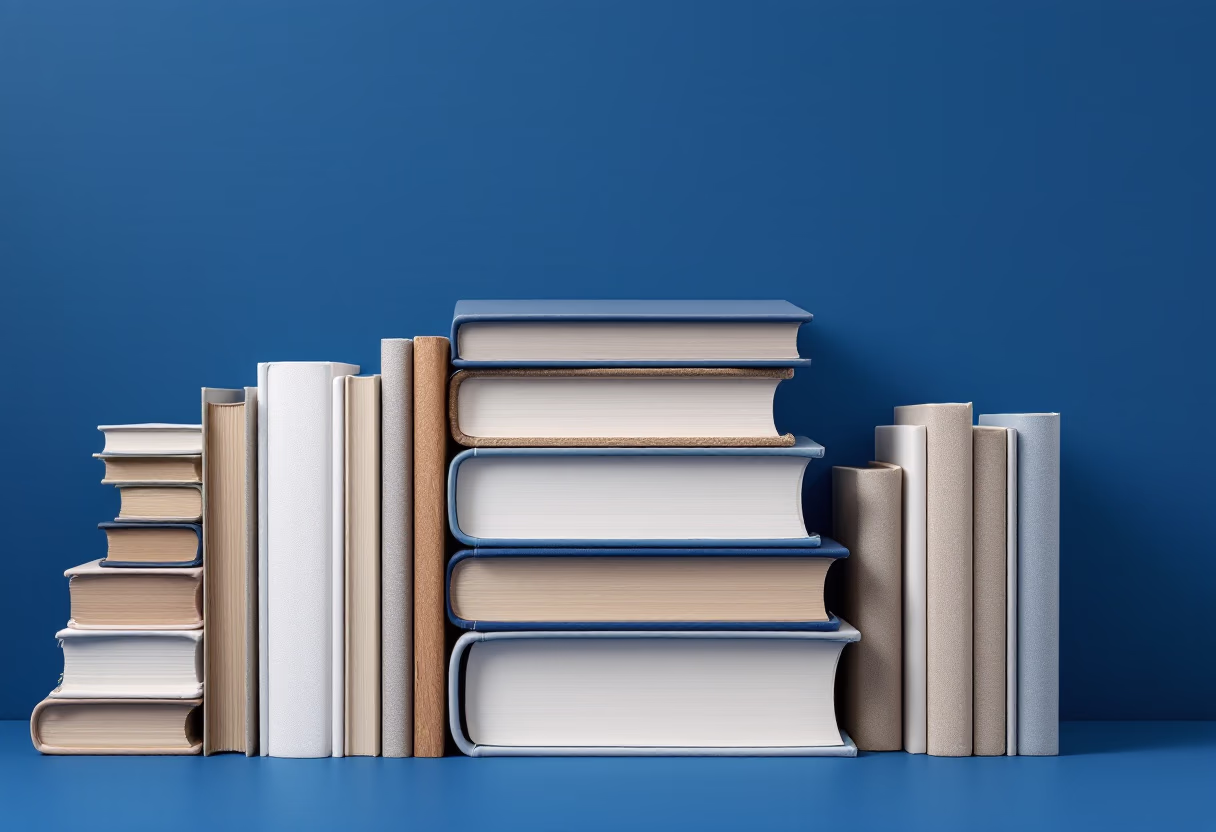 image of book collection (for a bookstore)