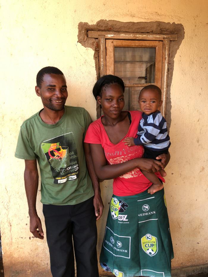 Family, mother, father, child, Zomba Plateau, Malawi, Africa