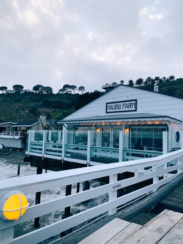 Malibu farm, dock, ocean