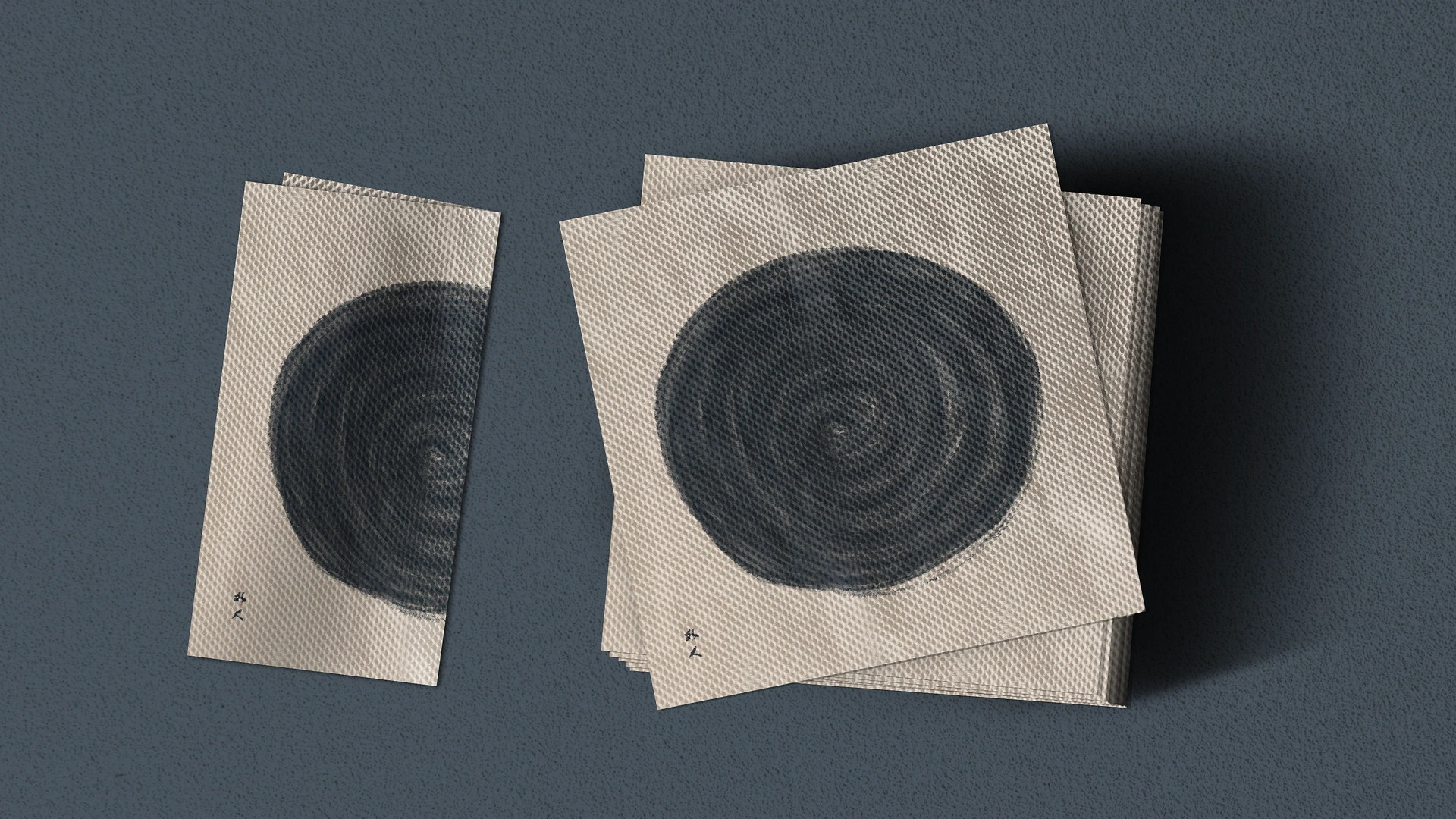 Branded napkins for Gaijin Izakaya restaurant design.