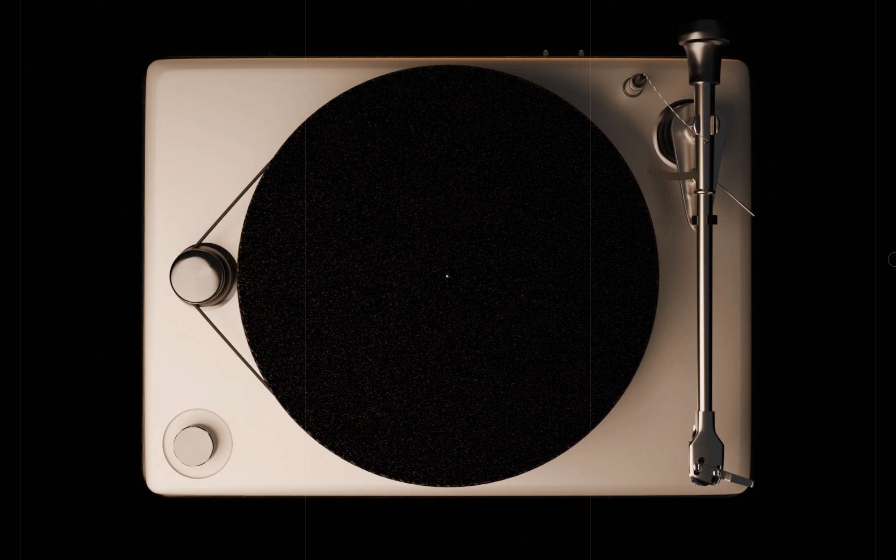 Retro-inspired turntable product shot – Shinola Detroit luxury lifestyle design