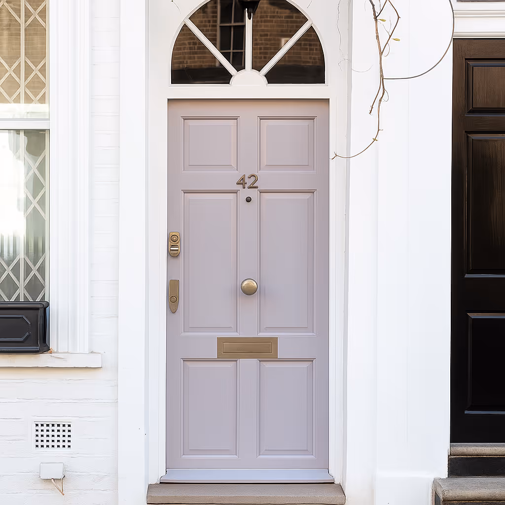 image of a door displaying number 42