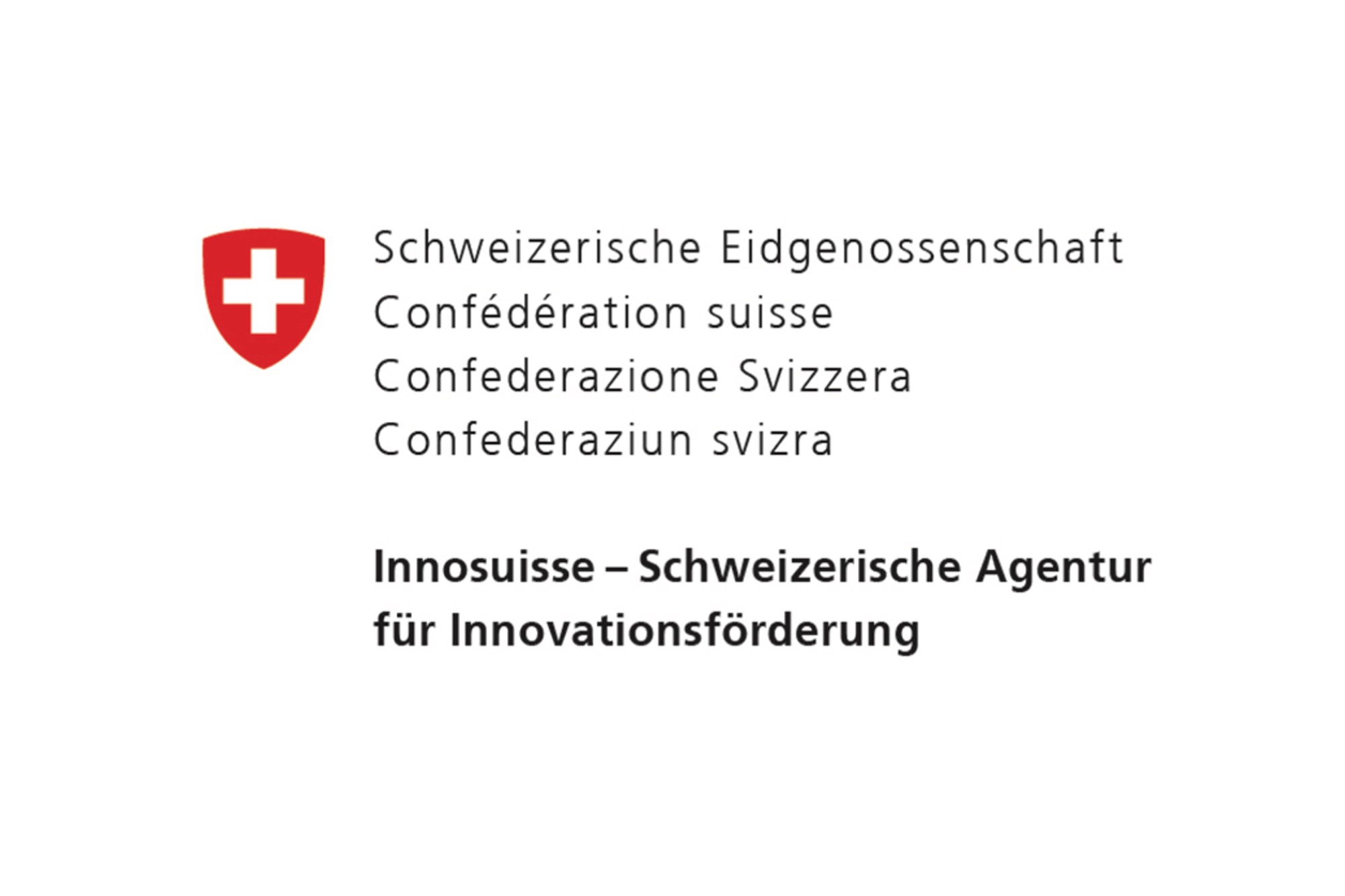 Logo: Innosuisse - Swiss Innovation Agency