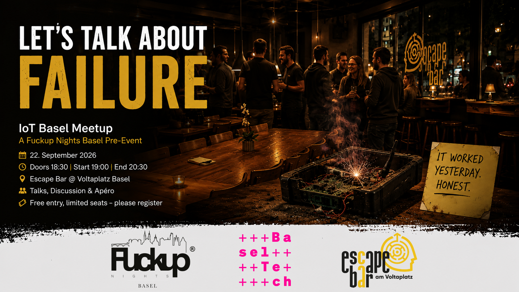 Event: Can We Talk About Failure? — Pre-Event to Fuckup Night Basel
