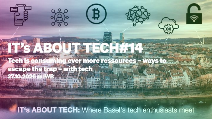 Event: IT’s ABOUT TECH #14: Tech verbraucht immer mehr Ressourcen – Wege aus der Falle – mit Tech